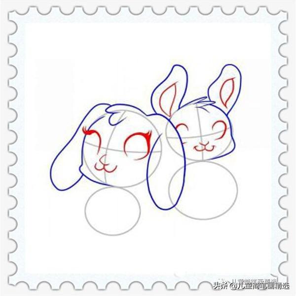 簡單又可愛的簡筆畫小兔子怎麼畫（兒童簡筆畫精選）2