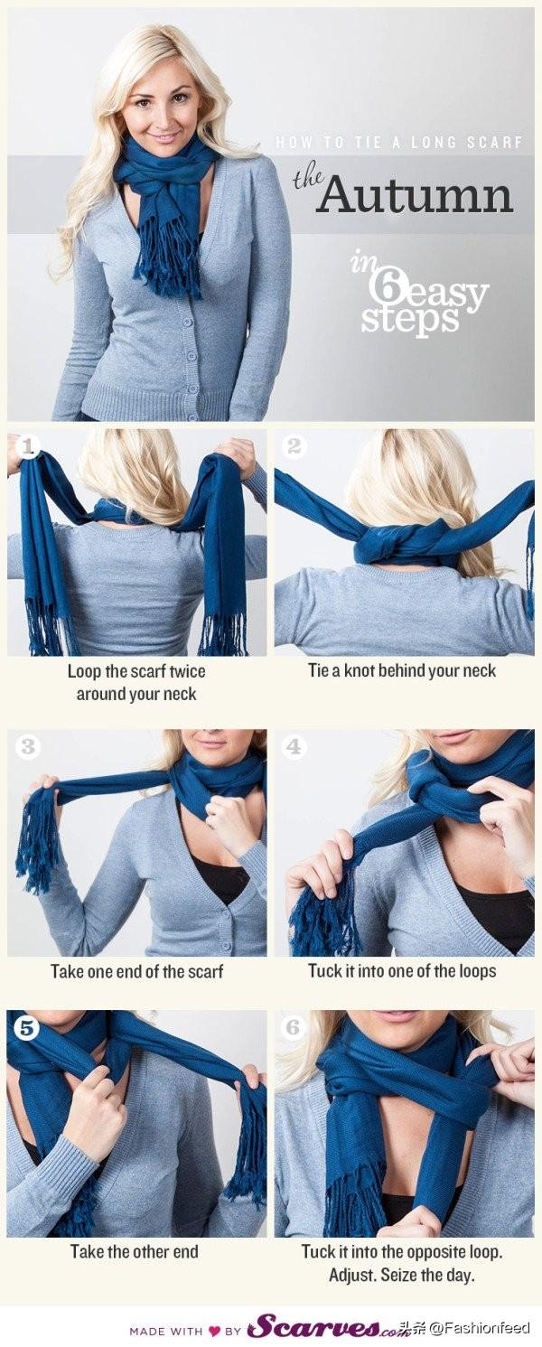 俏皮的系圍巾方法（如何系您最喜歡的圍巾）7