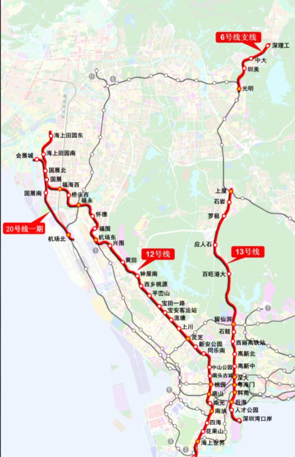 深圳地鐵14号線最新站點規劃（深圳地鐵四期站名規劃公布）2