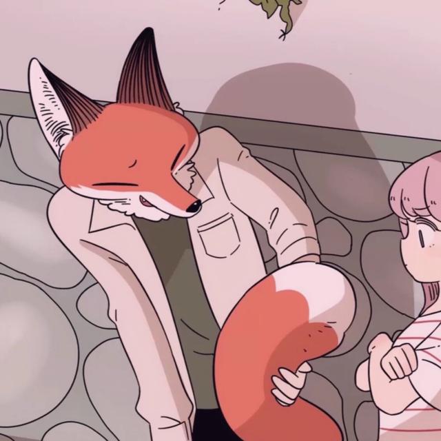 可愛小狐狸情侶頭像（情侶頭像世界上的狐狸那麼多）7