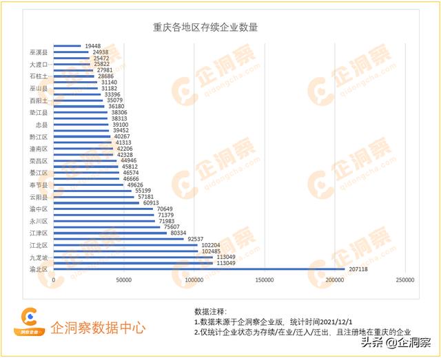 重慶市高新區企業名單（重慶企業基本情況分析）3