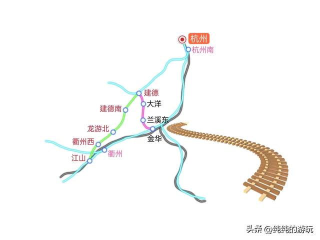 浙江即将建設的鐵路（浙江省正在建設中的十條鐵路的線路走向）8