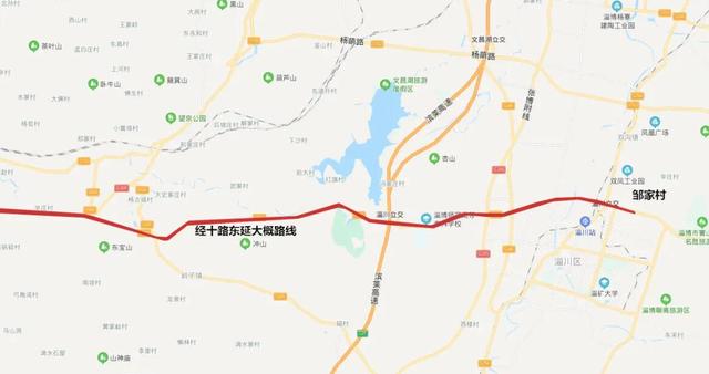 山東淄博快速路規劃（淄博與濟南共同打造一條快速通道）3