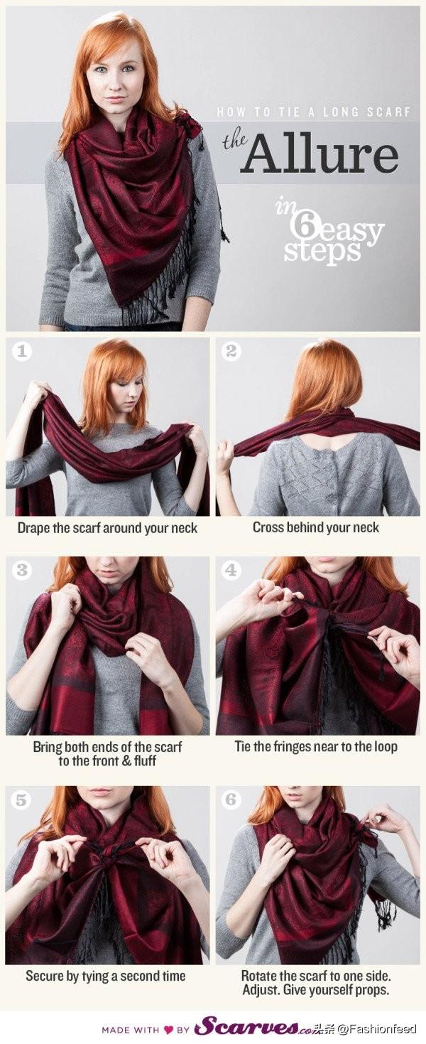 俏皮的系圍巾方法（如何系您最喜歡的圍巾）3