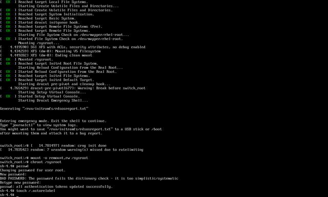 linux如何用root重置用戶密碼（2.Linux重置root密碼）6