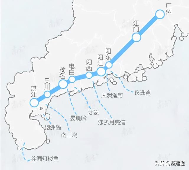 國家規劃的高鐵幹線（350時速的沿海高鐵即将連通）12