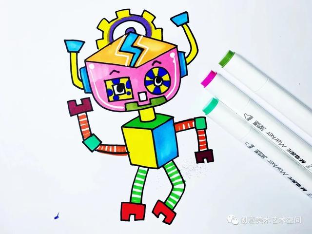 創意美術機器人課件（教程創意美術機器人）10