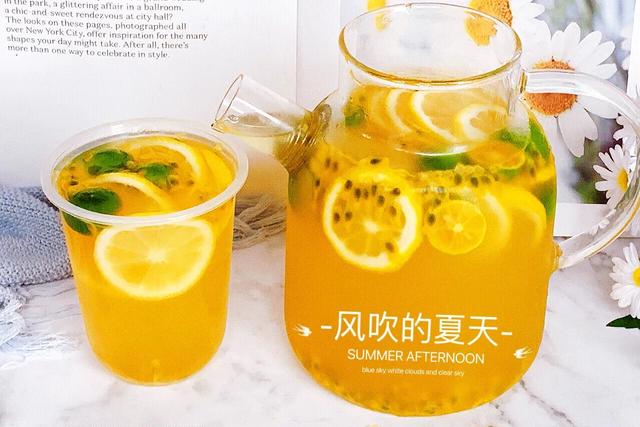 冰鎮蜂蜜檸檬百香果茶怎麼做（自制百香果檸檬茶）1