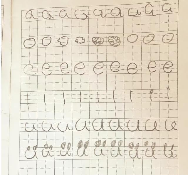 打印一年級生字表（一年級家長曬出孩子作業本）3