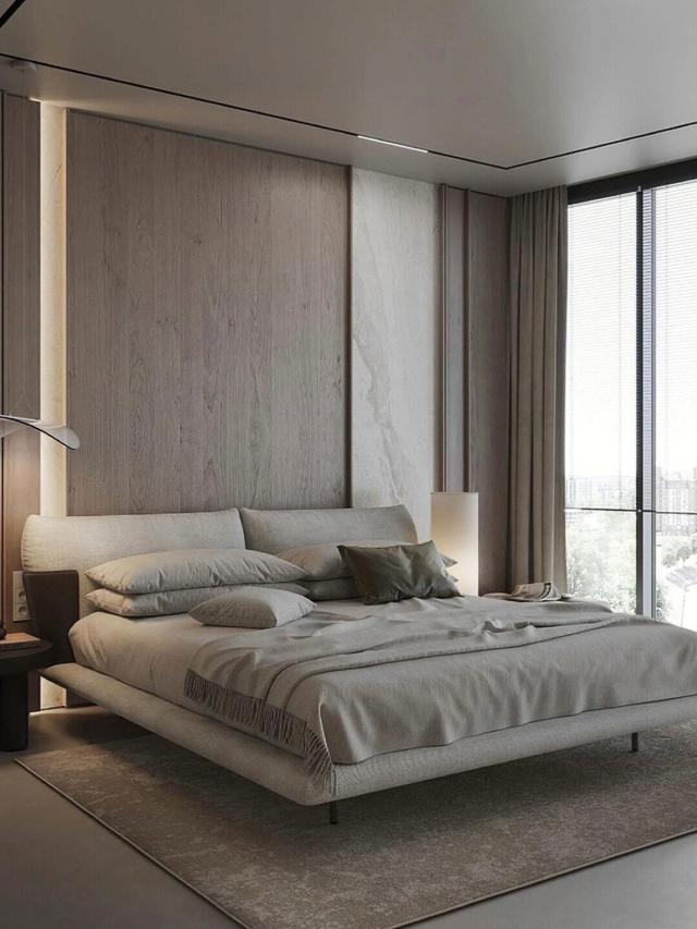 主卧室床頭背景牆簡單設計（27款最流行的卧室床頭背景牆設計分享）27