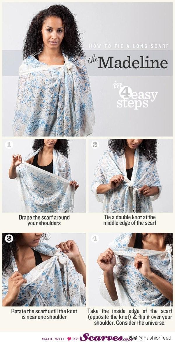 俏皮的系圍巾方法（如何系您最喜歡的圍巾）8
