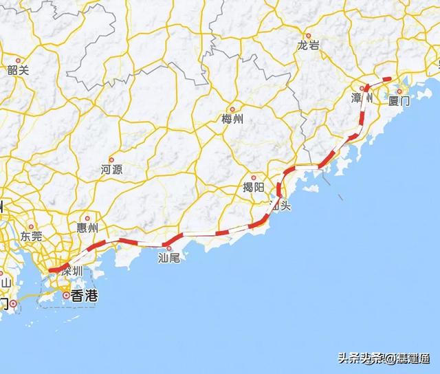 國家規劃的高鐵幹線（350時速的沿海高鐵即将連通）11
