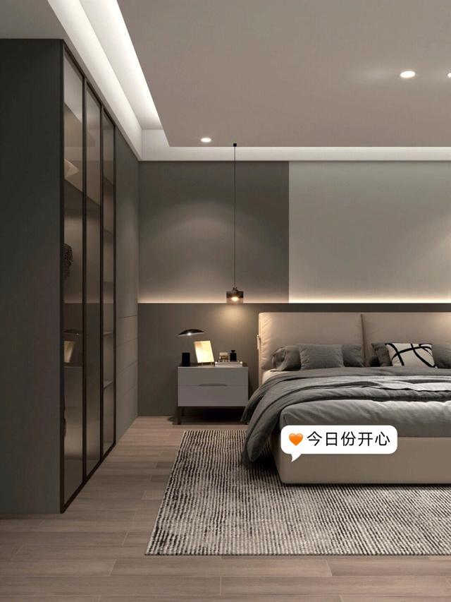 主卧室床頭背景牆簡單設計（27款最流行的卧室床頭背景牆設計分享）19
