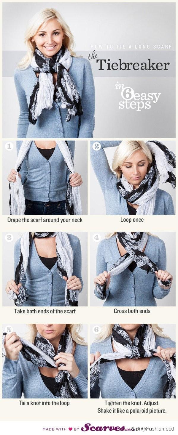 俏皮的系圍巾方法（如何系您最喜歡的圍巾）5