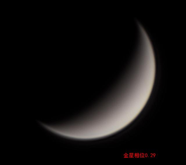 金星達到最亮時的位置在西南天空（2月13日金星全年最亮）3